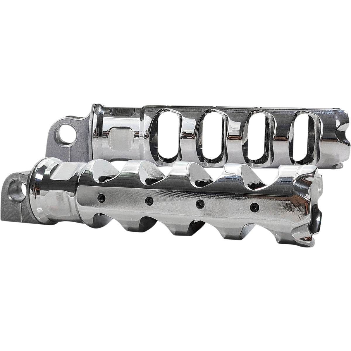 Muzzle Brake Folding Footpegs For Harley Davidson