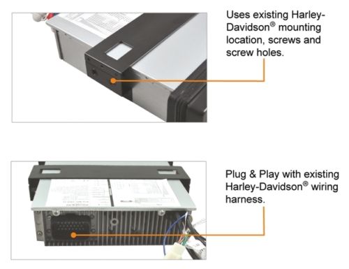 Radio Reemplazo Equipo Audio Para Harley-Davidson® Radio Audio System Premium