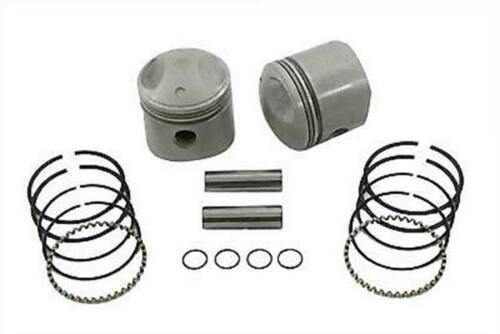 Replica 74 Overhead Valve Piston Set Standard Size For Harley-Davidson