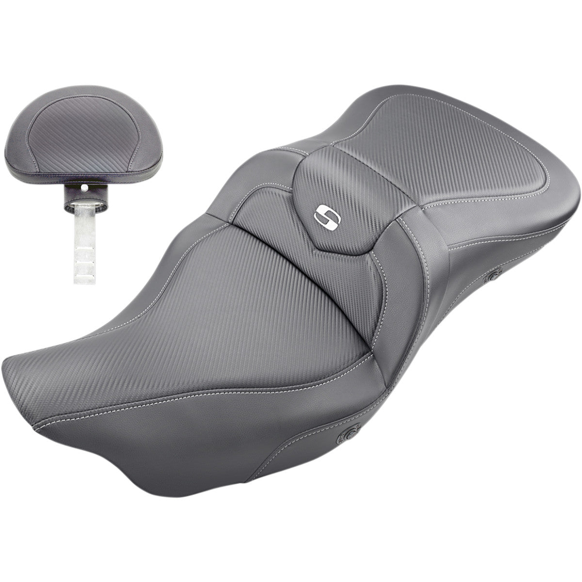 EXTENDED REACH HEATED ROAD SOFA SEATS FOR HARLEY DAVIDSON