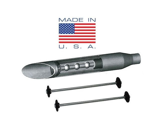 Silenciador Interno Para Escape Khrome Werks Sound Reduction Kit For 3.00" HP+