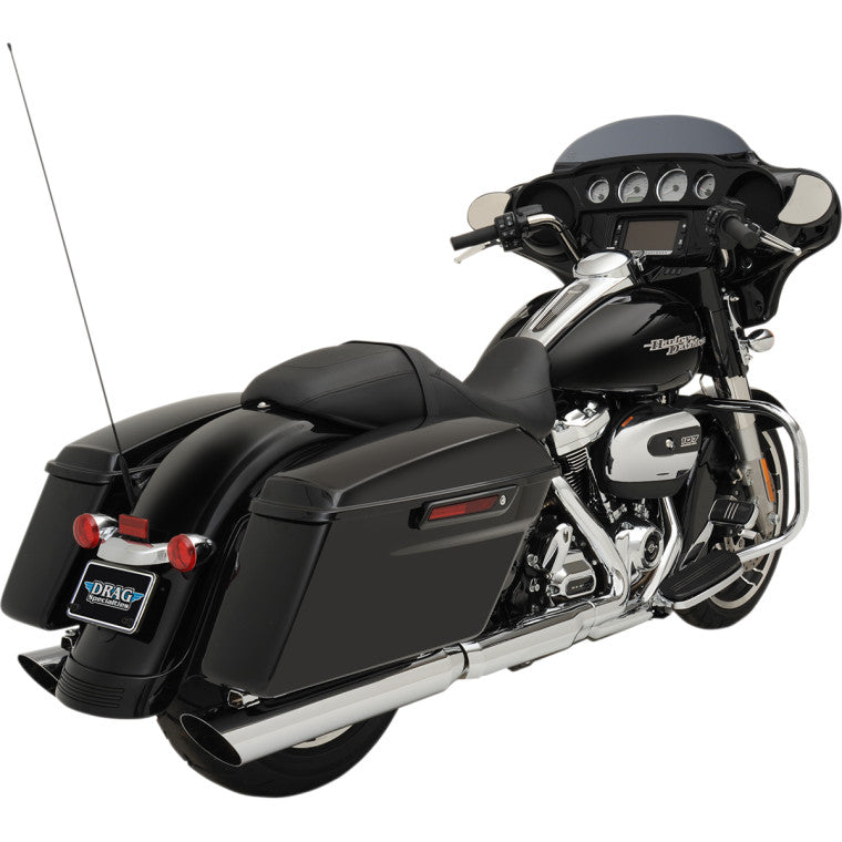 Slashdown Slip-On Mufflers Chrome 3.5"