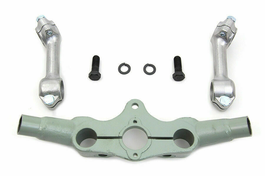 Spring fork inline handlebar riser kit for Harley-Davidson