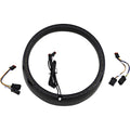 PROBEAM® AMBER/WHITE SCHEINWERFER-ZIERRINGE Schwarzer, sequentieller Blinker