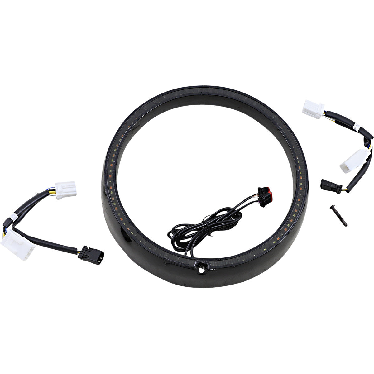PROBEAM® AMBER/WHITE SCHEINWERFER-ZIERRINGE Schwarzer, sequentieller Blinker