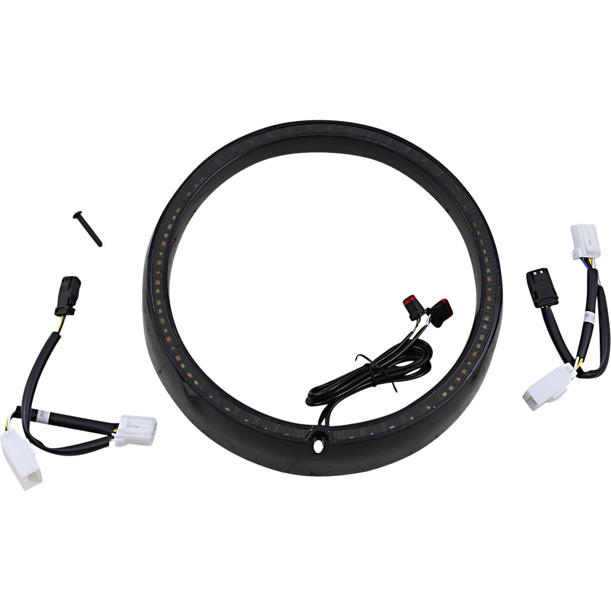 PROBEAM® AMBER/WHITE HEADLAMP TRIM RINGS Black, standard turn signal