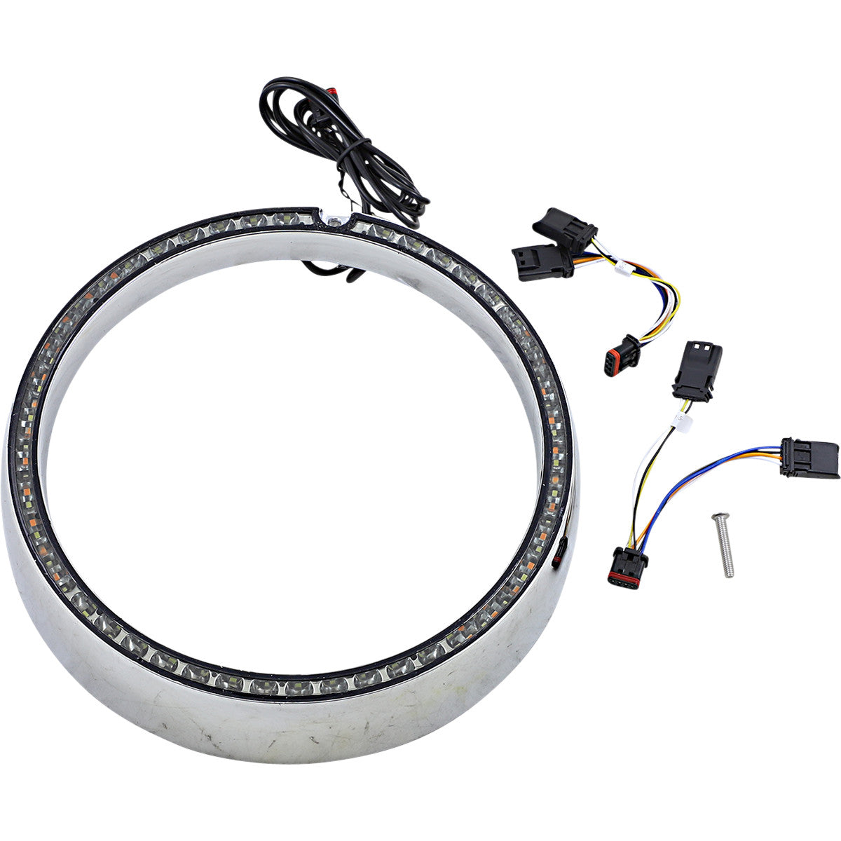 PROBEAM® BERNSTEIN/WEISSE SCHEINWERFER-ZIERRINGE Chrom, sequentieller Blinker
