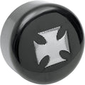 Tapa De Bocina Cruz De Malta Para Harley-Davidson® Black Horn Cover