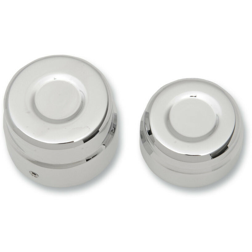 Tapones Eje Rueda Trasera Para Sportster® 2013-Up Rear Billet Axle Caps Chrome