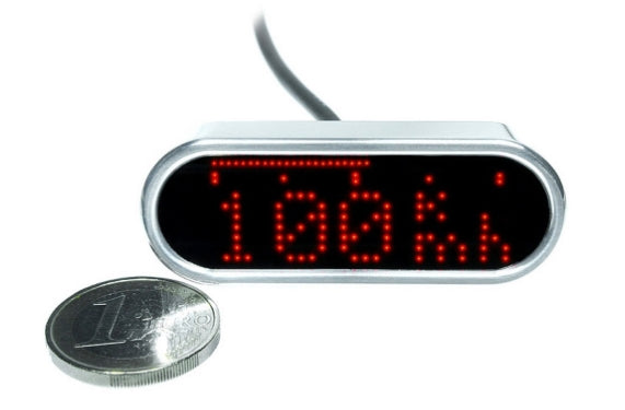 Motogadget Motoscope Mini polierter Multifunktions-Kilometerzähler 3002030