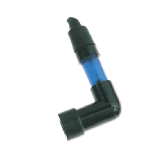 Lightning Bug Blue Spark Plug Wire Boot 90º Universal