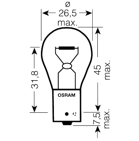 Pareja Bombillas Intermitente Naranja Ambar PY21W