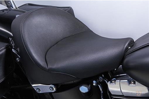 Asiento Danny Gray IST Bigist Vinyl Solo Seat for Harley-Davidson Softail