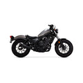 V&amp;H UPSWEEP EXHAUST SLIP-ON BLACK FOR HONDA
