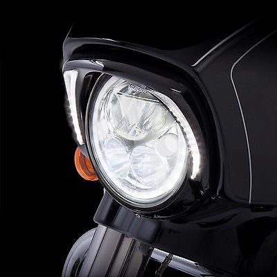 Visera Faro Para Harley-Davidson® Touring '14-Up Gloss Black Headlight Bezel