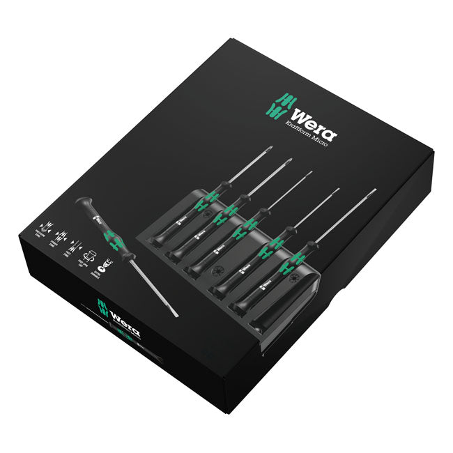 Wera, Set of 6 Micro Screwdrivers for Electronic Applications