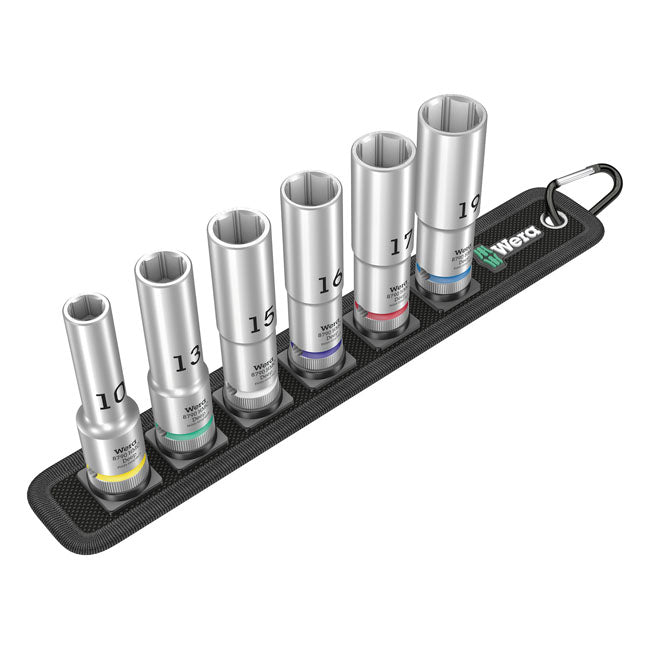 Wera, Belt Deep Hex Socket Bits 1/2"