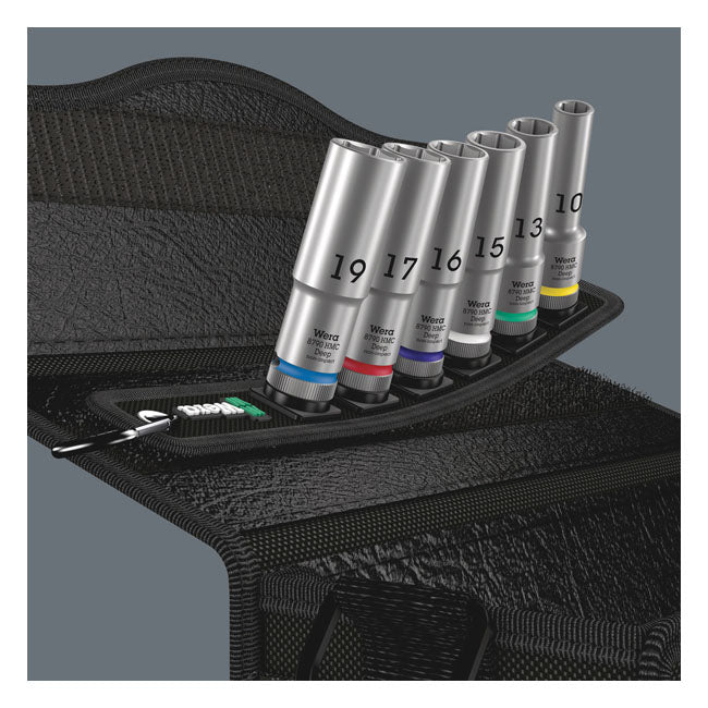 Wera, Belt Deep Hex Socket Bits 1/2"