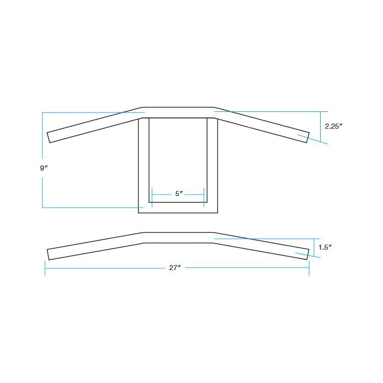 Manillar Biltwell 6006-2012 Window 1" Negro Liso