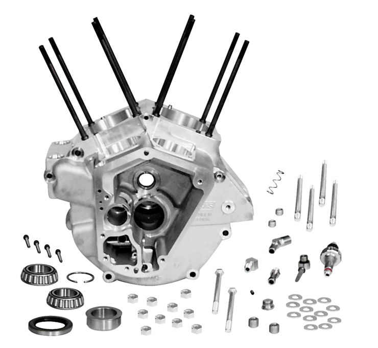 S&S Super Stock Big Twin Alternator-Style Crankcase For Harley-Davidson '92-'99