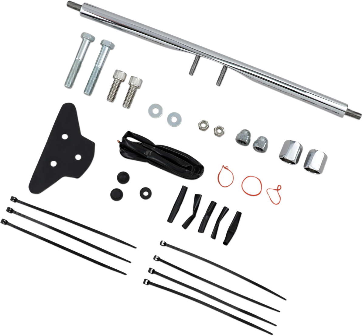 Chrome Rear Turn Signal Relocation Kit For Harley-Davidson
