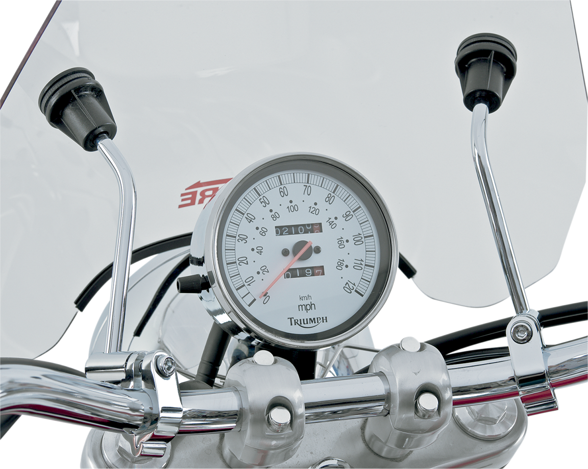 Pantalla Slipstreamer S-06-CHR-C Spitfire Sport Windshield Clear Chrome