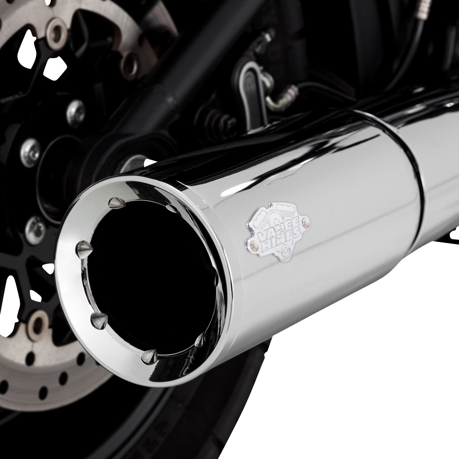 Pro Pipe 2-in-1-Chrom-Auspuffanlage für Harley-Davidson