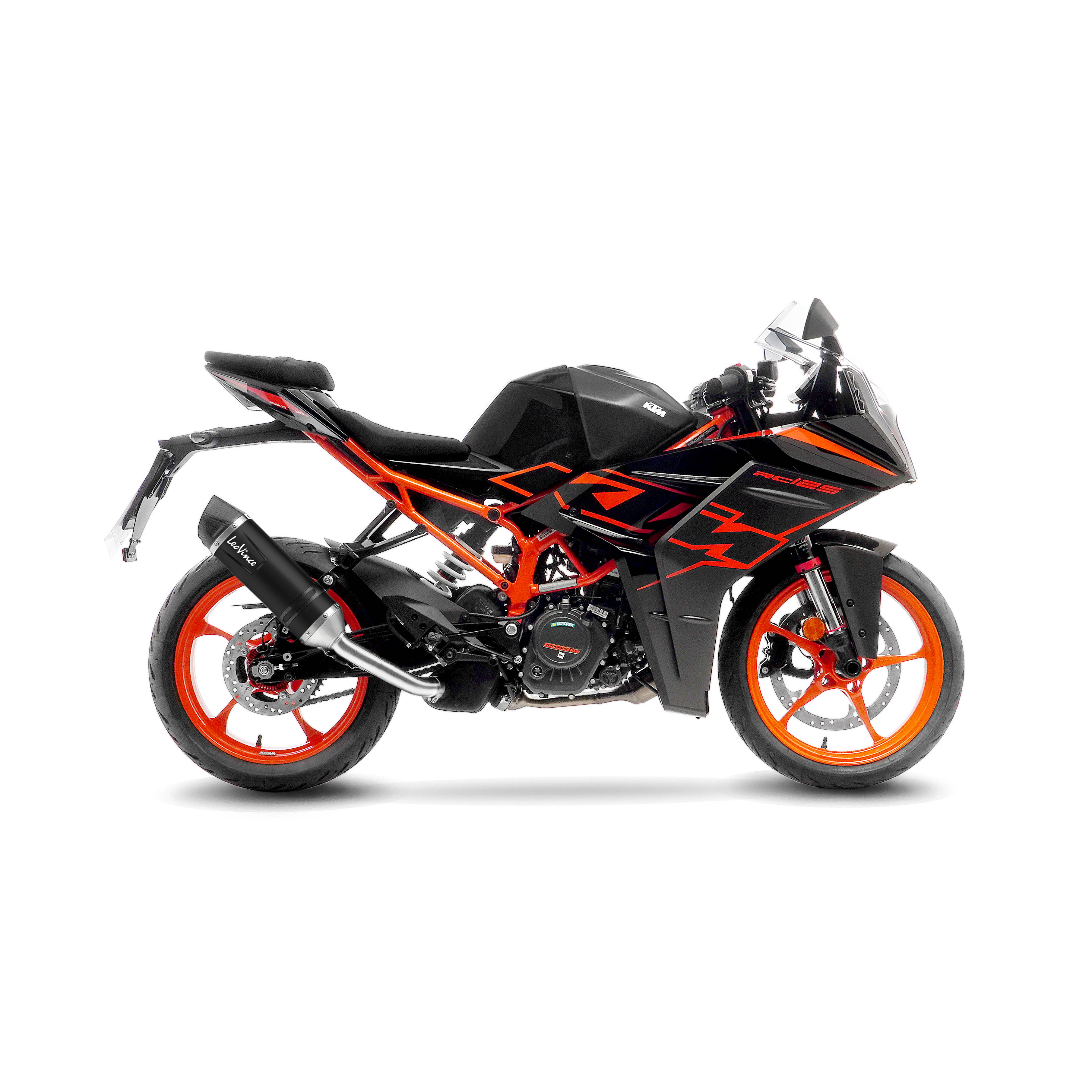 Silenciador Slip-On LV One Evo Black Edition Para KTM RC125