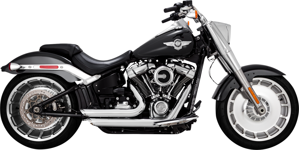 Sistema De Escape Escalonado Shortshots Cromado Para Harley Davidson