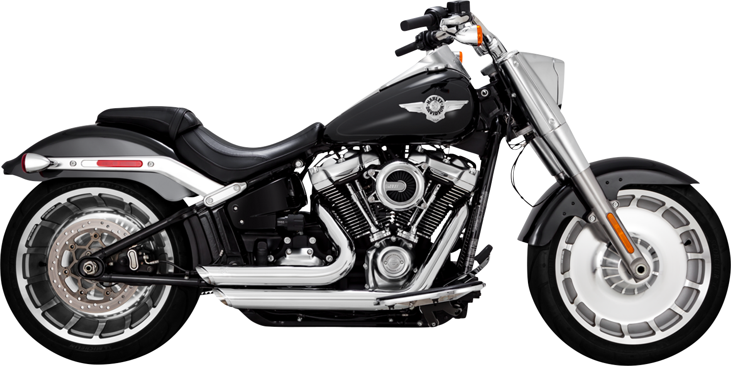 Sistema De Escape Escalonado Shortshots Cromado Para Harley Davidson