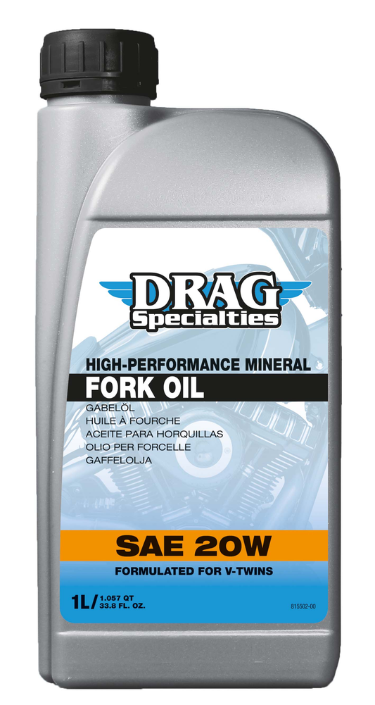 High-performance fork oil for Harley-Davidson 20W Drag Specialties