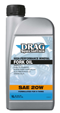 High Performance Fork Oil for Harley-Davidson 20W Drag Specialties