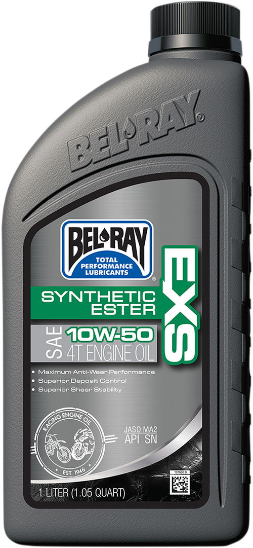 Aceite Motor Bel-Ray 10W-50 EXS Full Synthetic Ester 4T Engine Oil 1 Liter
