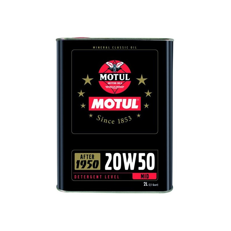Aceite Motor Motul Classic 20W50 2L Harley-Davidson Shovelhead Panhead Flathead