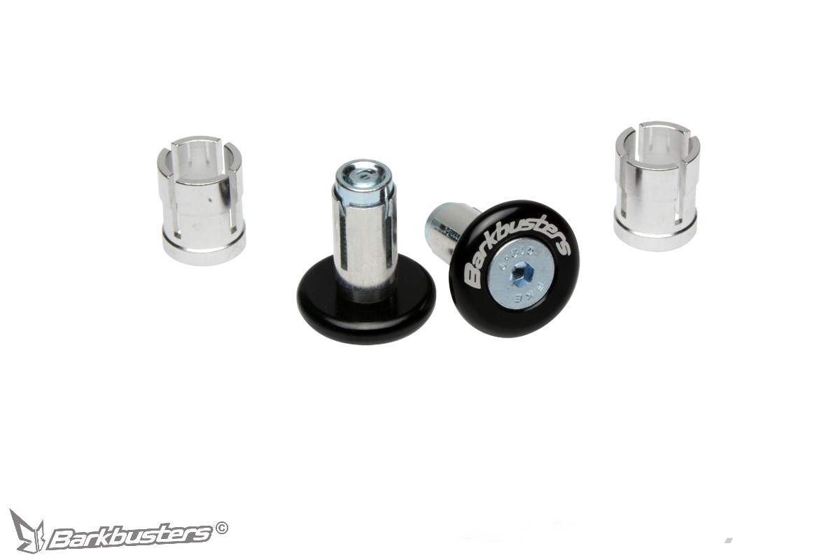 Black Handlebar End Plugs