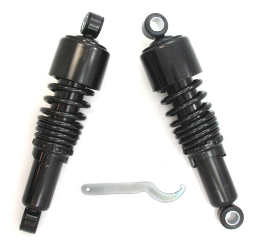 Short Shock Absorbers for Harley-Davidson Sportster 11" Shock Absorbers Black