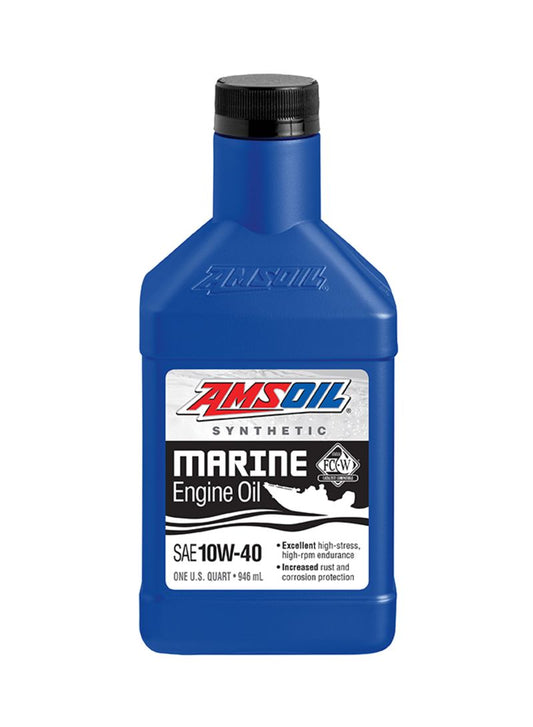 Aceite Nautica Amsoil 10W-40 Synthetic Marine Engine Oil 1Qt (946 ml)