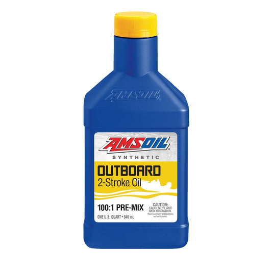 Aceite Amsoil Outboard 100:1 Pre-Mix Synthetic 2-Stroke Oil 946 mL ATOQT