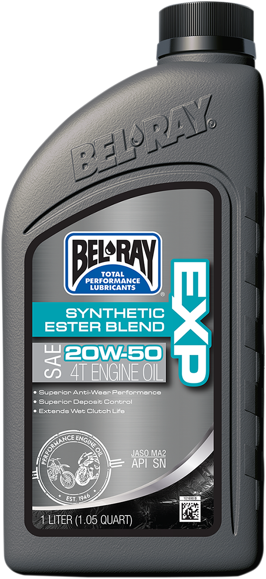 Aceite Motor 20W-50 Bel-Ray EXP Synthetic Ester Blend 4T Engine Oil