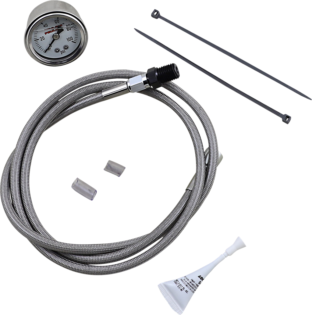FEULING REMOTE OIL PRESSURE GAUGE/LINE KITS FOR HARLEY DAVIDSON
