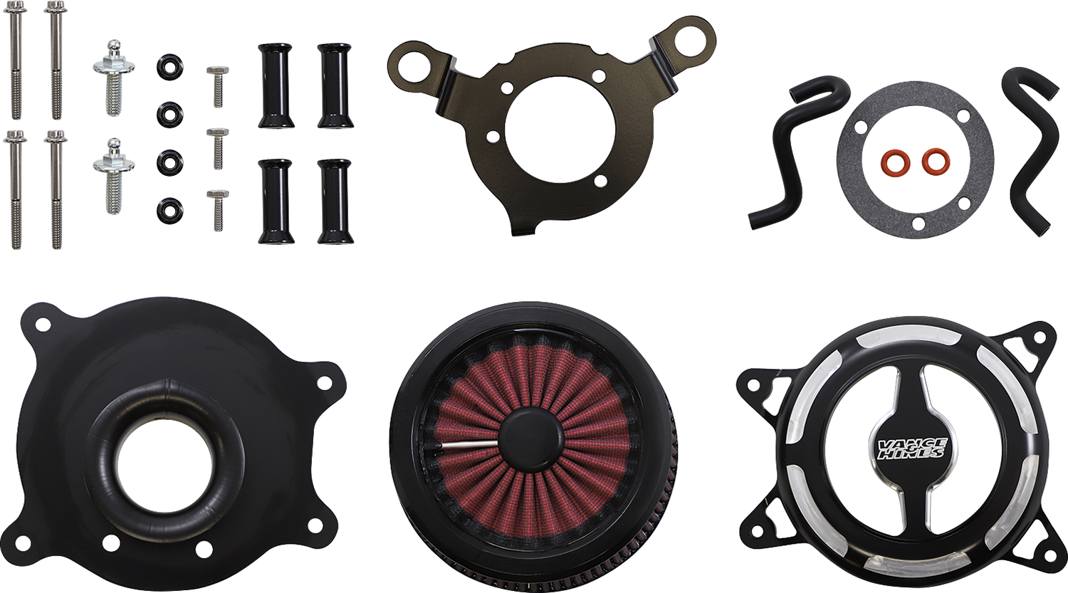VO2 Blade Air Intakes Black Contrast For Harley Davidson