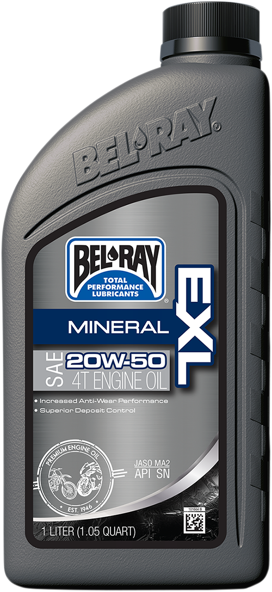 Aceite Motor 20W-50 Bel-Ray EXL Mineral 4T Motorcycle Engine Oil