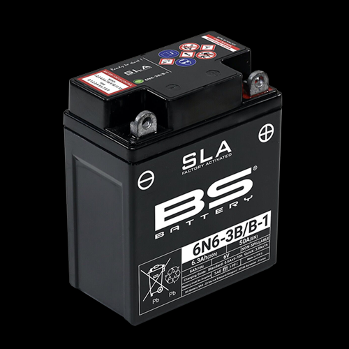 Batterijbatterij BS 6N6-3B/B-1