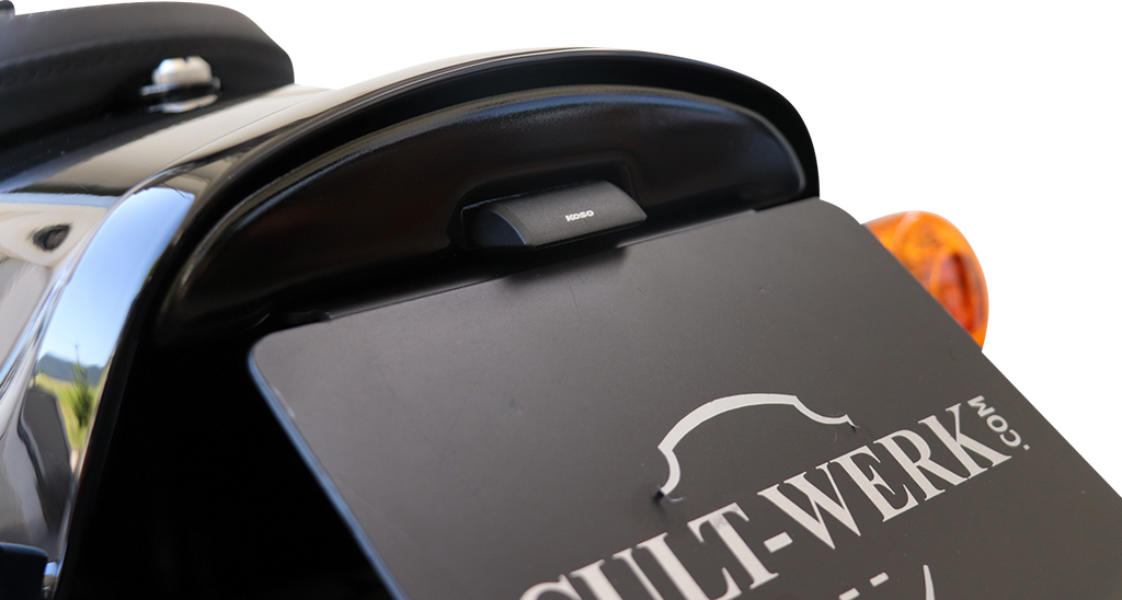Porta Matricula Central Para Harley Davidson