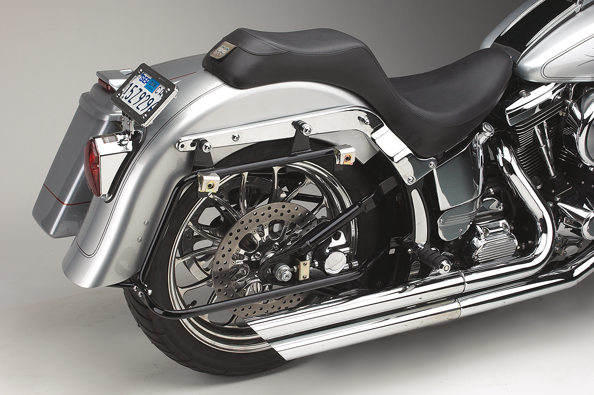 Bagger-Tail Saddlebag Montaggio per modelli Softail per Harley-Davidson