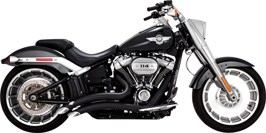 Sistema De Escape Big Radius Negro Para Harley Davidson