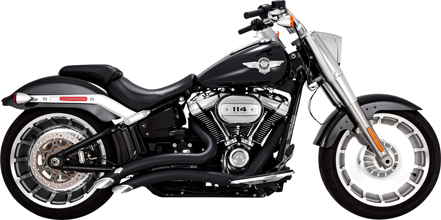 Sistema De Escape Big Radius Negro Para Harley Davidson