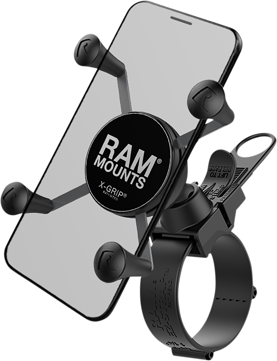 X-Grip® Phone Mount with EZ-Strap™ Rail Mount For E-Bike