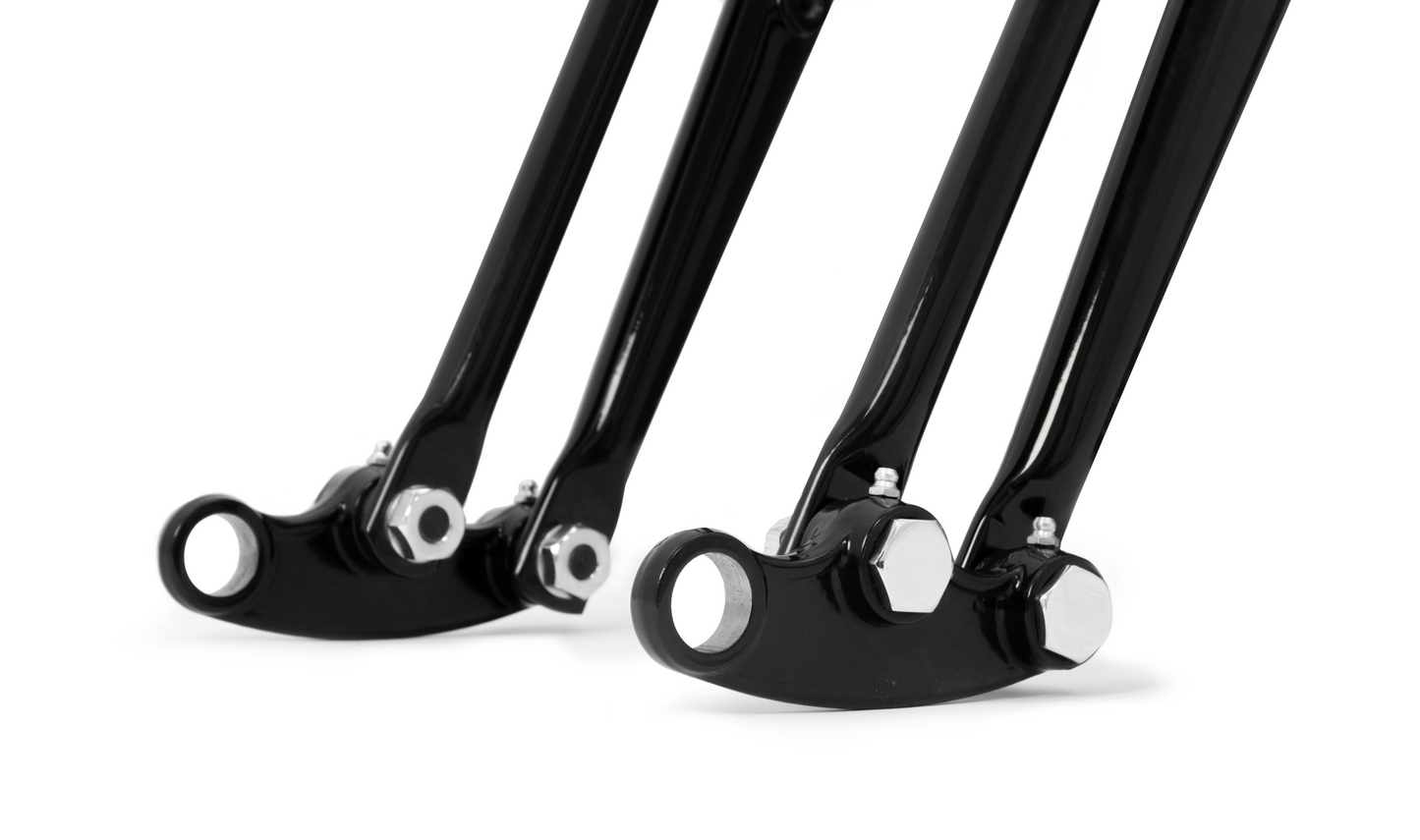 Springer Forks voor Harley Davidson Black Body/ Chrome Springs