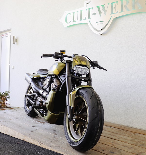 Scheinwerfermasken im Night Rod-Stil für Harley Davidson